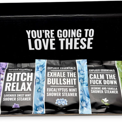 Calming Shower Steamer Puck Gift Box Set