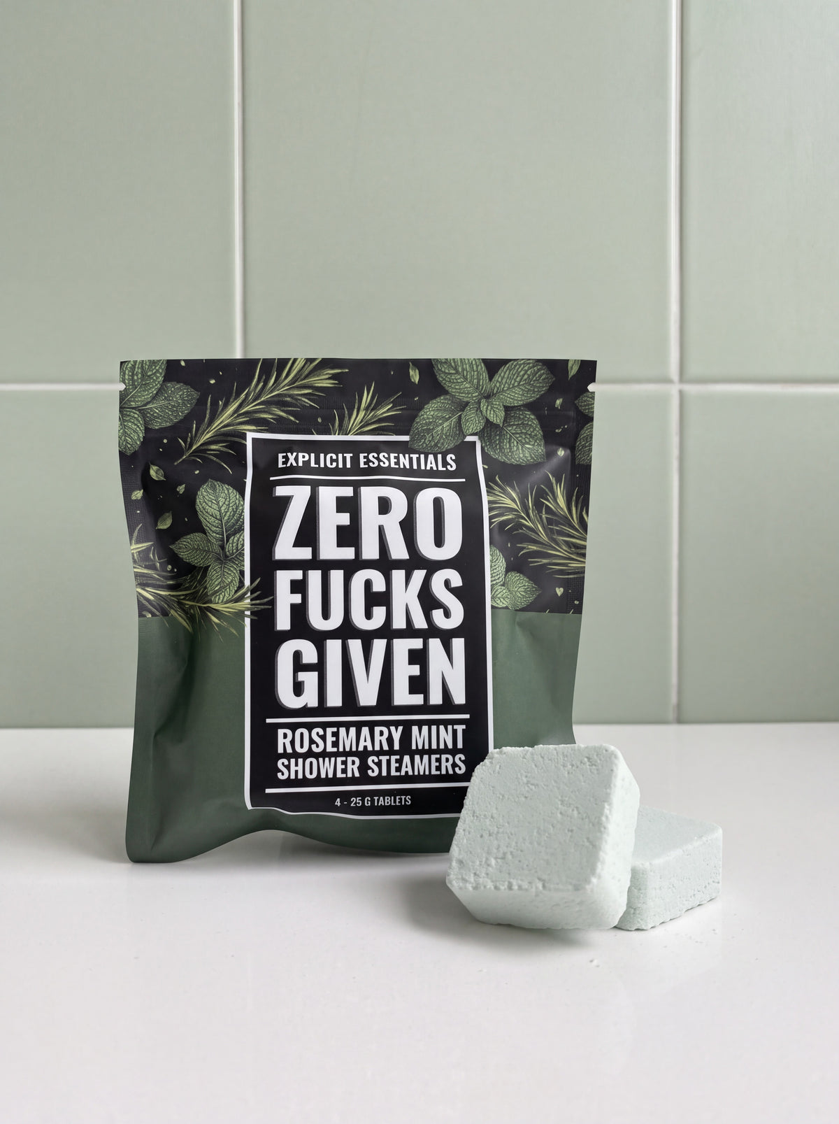 NEW Zero Fucks Given Shower Steamer