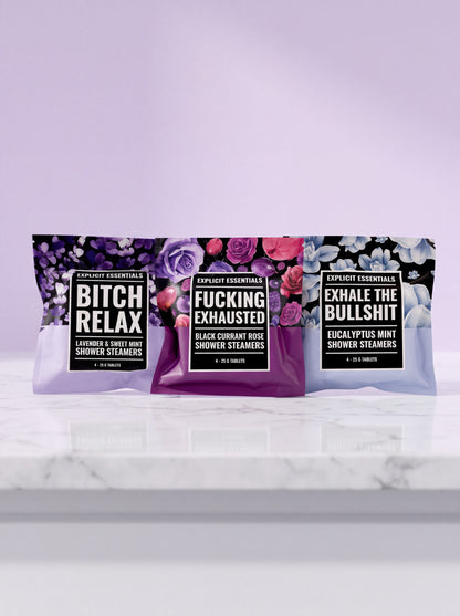 Fucking Exhausted Shower Steamer Gift Set