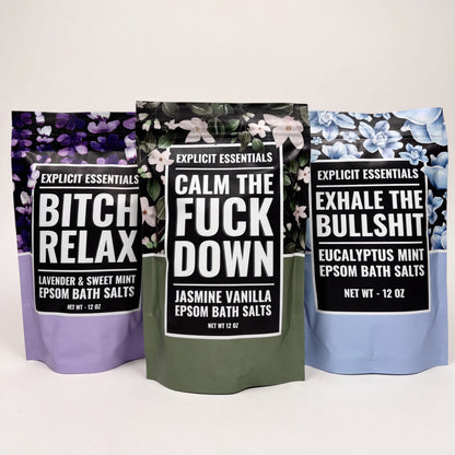 Calming Bath Salt Gift Set