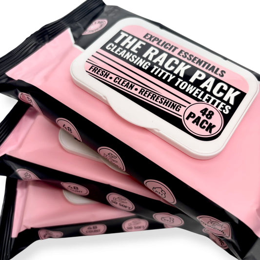 The Rack Pack Titty Towelettes - 3 Pack