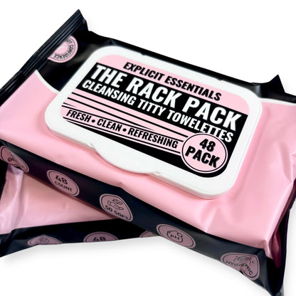 The Rack Pack Titty Towelettes - 3 Pack