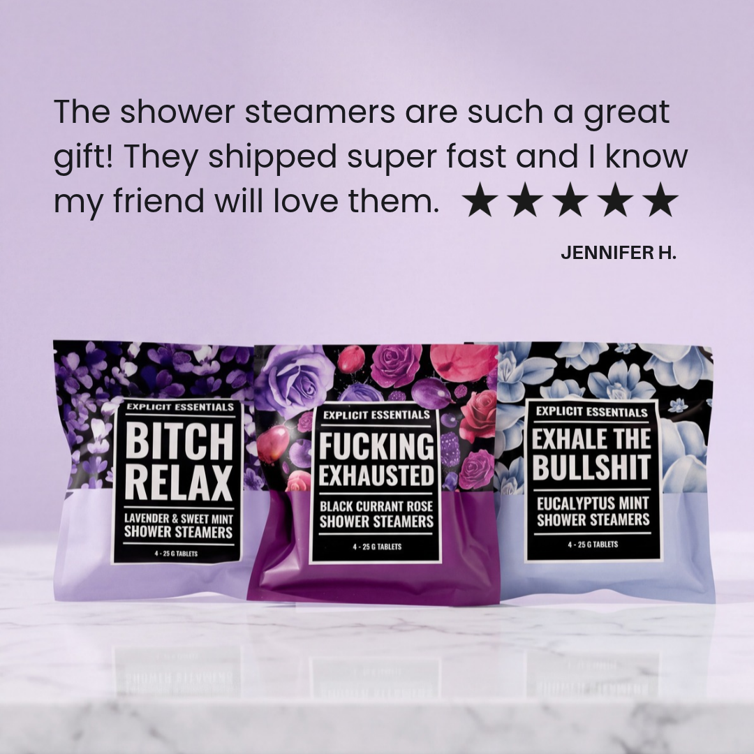 Fucking Exhausted Shower Steamer Gift Set