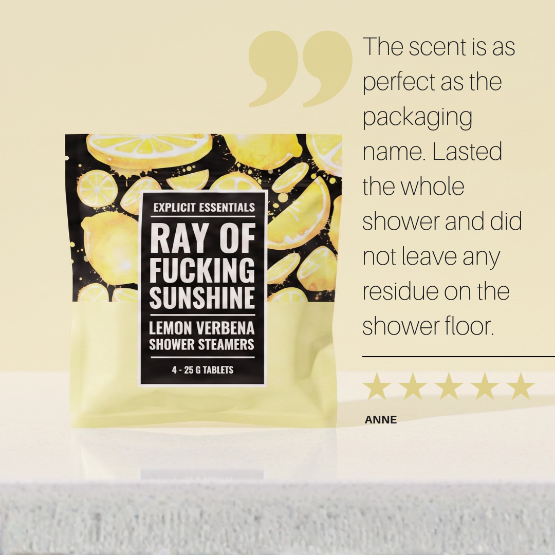 Ray of Fucking Sunshine Shower Steamer
