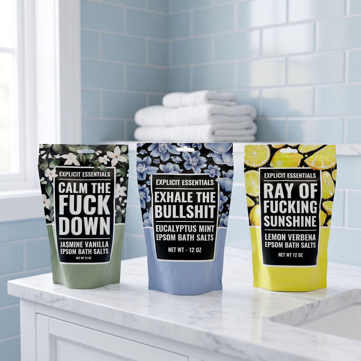 Exhale Bath Salt Gift Set