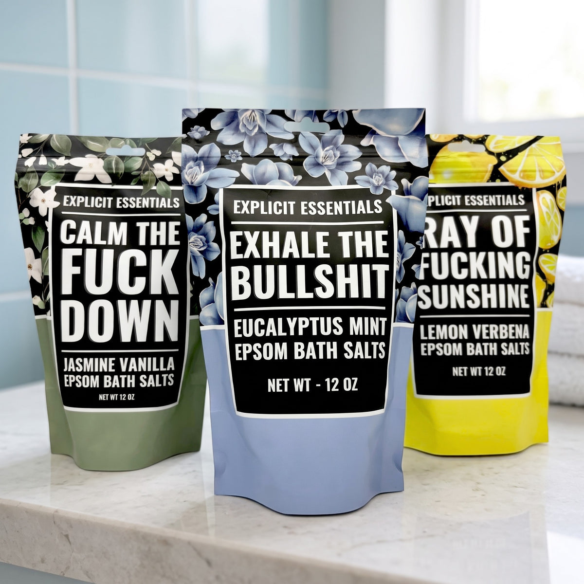 Exhale Bath Salt Gift Set