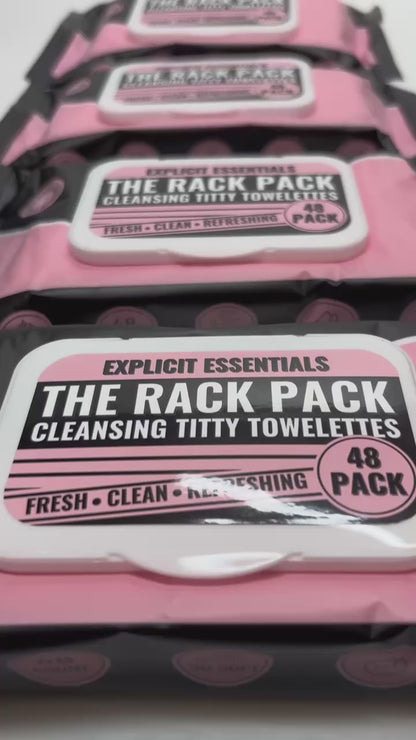 The Rack Pack Titty Towelettes - 3 Pack
