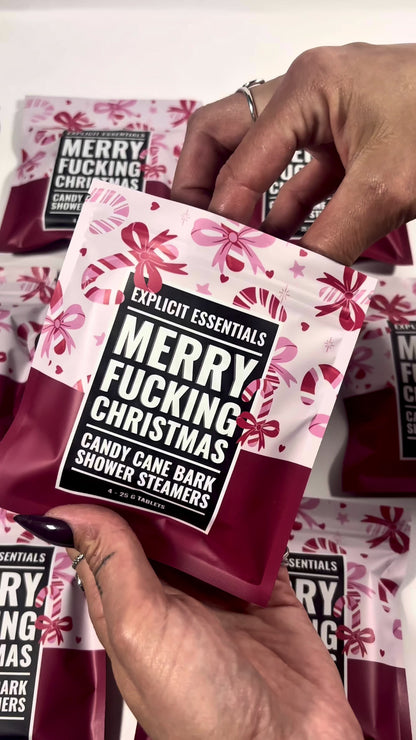 Merry Fucking Christmas Shower Steamers