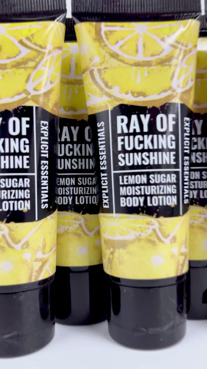 Ray Of Fucking Sunshine Mini Lotion