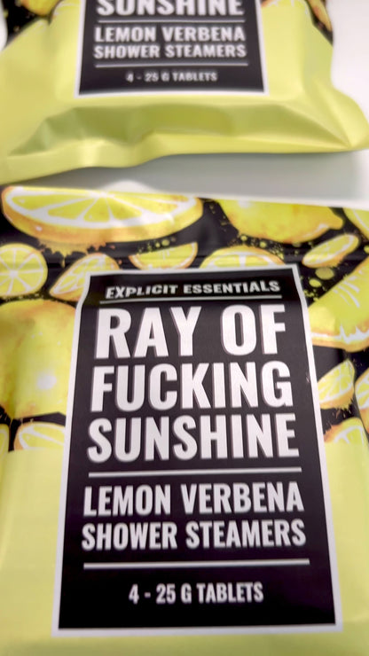 Ray of Fucking Sunshine Shower Steamer