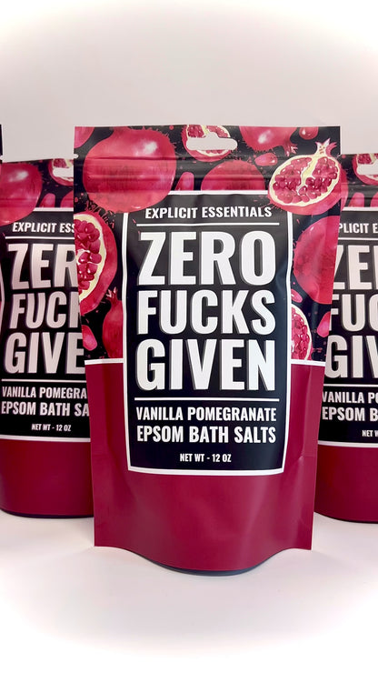Zero Fucks Given Bath Salts
