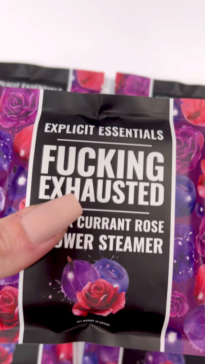 Fucking Exhausted Shower Puck