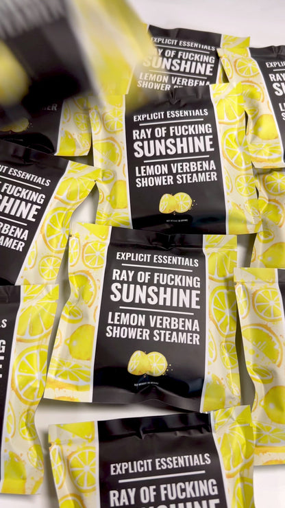 Ray Of Fucking Sunshine Shower Puck