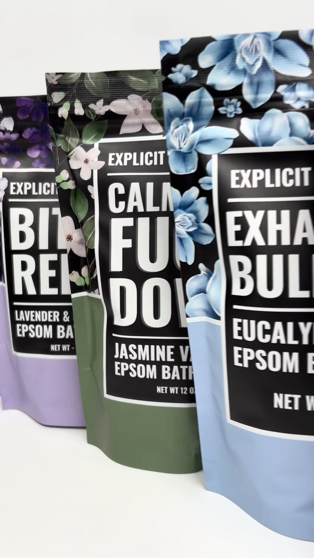 Calming Bath Salt Gift Set – Explicit Essentials